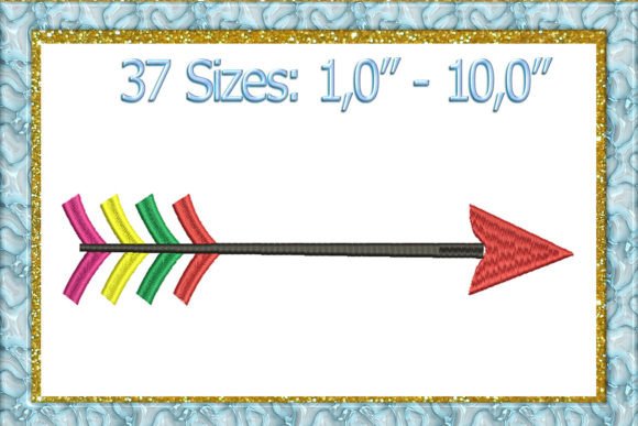 Arrow Embroidery Design Review for Apparel