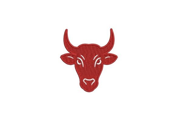 Bull Head Embroidery Design Review for Etsy Sellers