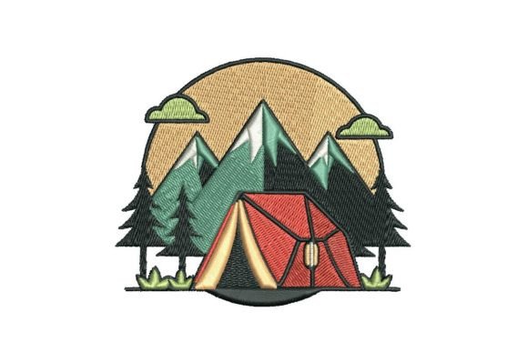 Campsite Embroidery Design Review for Boutiques