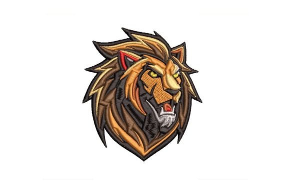 Lion Head Embroidery Design Review for Business