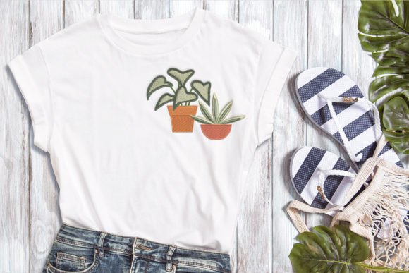 Potted Plants Embroidery: A Seasonal Design Review
