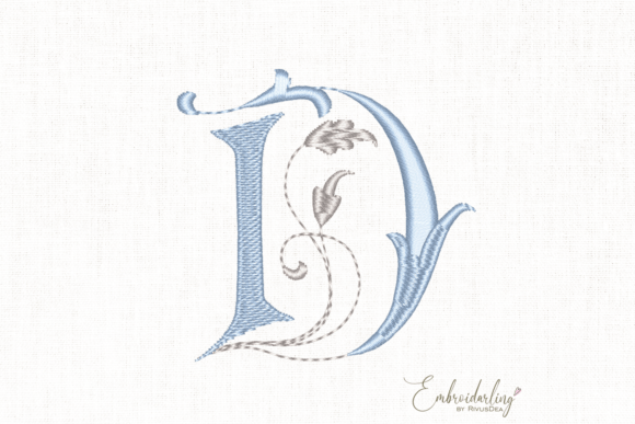 Vintage Floral D: A Designer's Review for Personalized Gifts